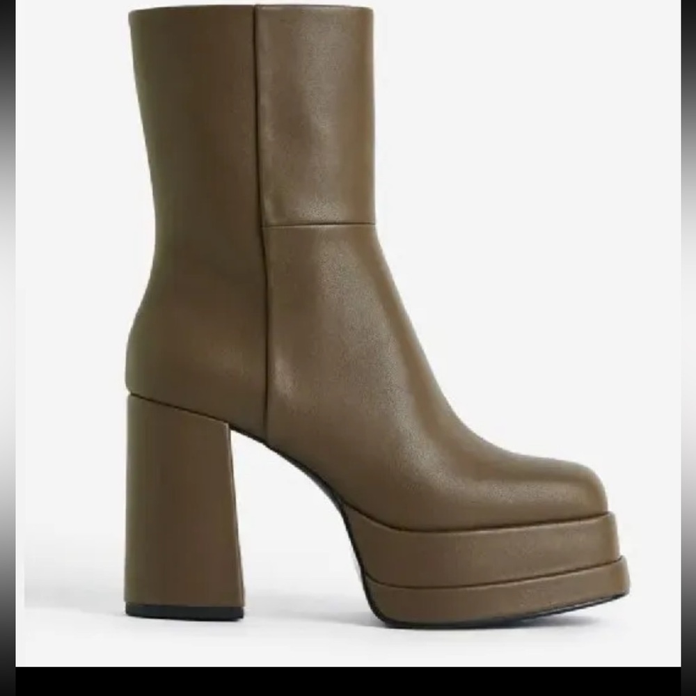 H&M platform booties